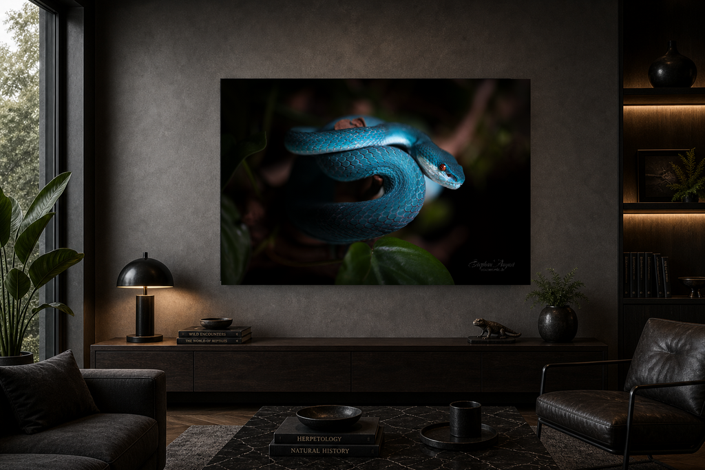 Blaue Eleganz